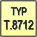 Piktogram - Typ: T.8712